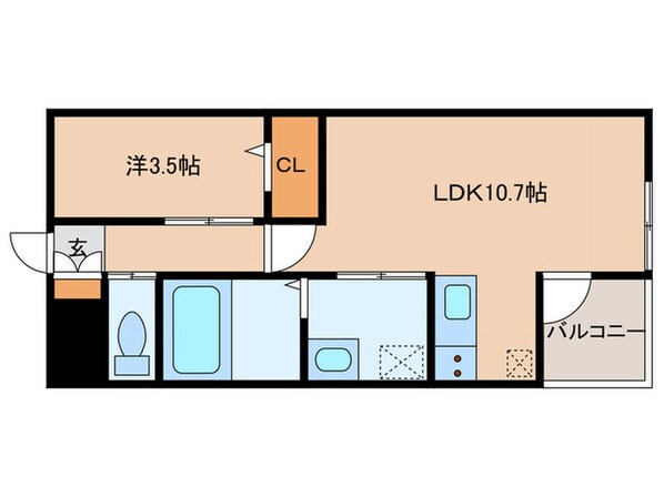 CIELUNAの物件間取画像